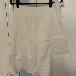 GAP Classic White Cotton Skirt